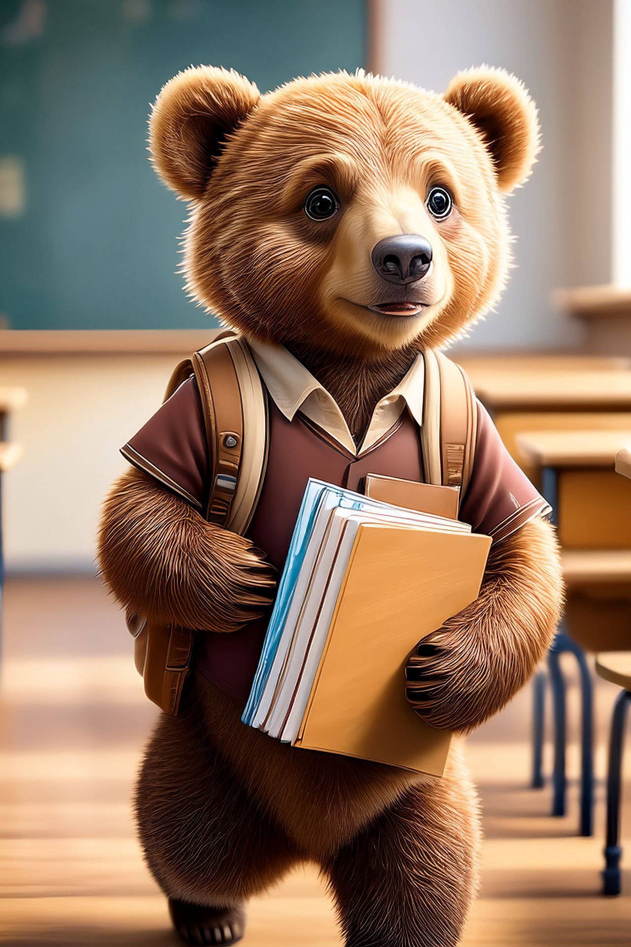 School Bear Cub